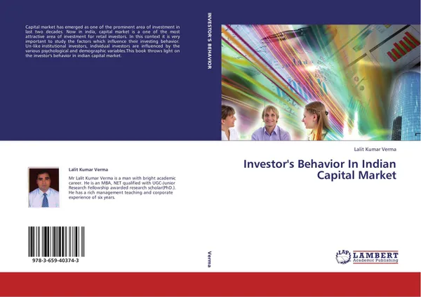 Обложка книги Investor's Behavior In Indian Capital Market, Lalit Kumar Verma