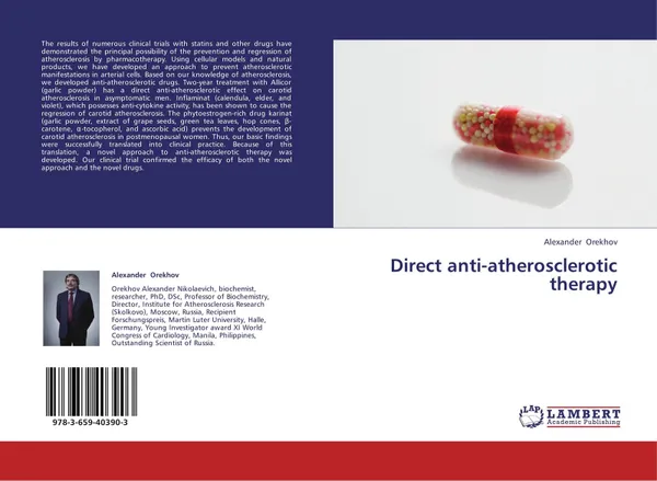 Обложка книги Direct anti-atherosclerotic therapy, Alexander Orekhov