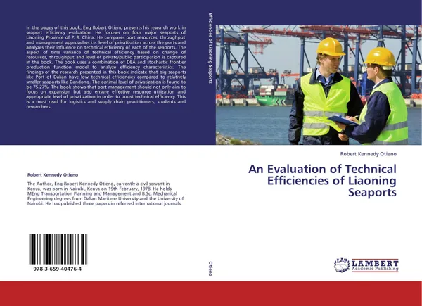 Обложка книги An Evaluation of Technical Efficiencies of Liaoning Seaports, Robert Kennedy Otieno