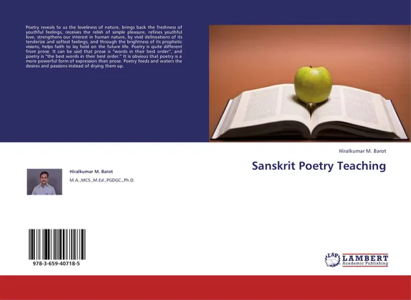 Обложка книги Sanskrit Poetry Teaching, Hiralkumar M. Barot