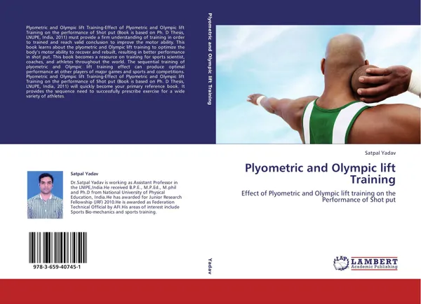 Обложка книги Plyometric and Olympic lift Training, Satpal Yadav