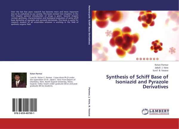 Обложка книги Synthesis of Schiff Base of Isoniazid and Pyrazole Derivatives, Ketan Parmar,Jabali J. Vora and Sunil B. Vasava