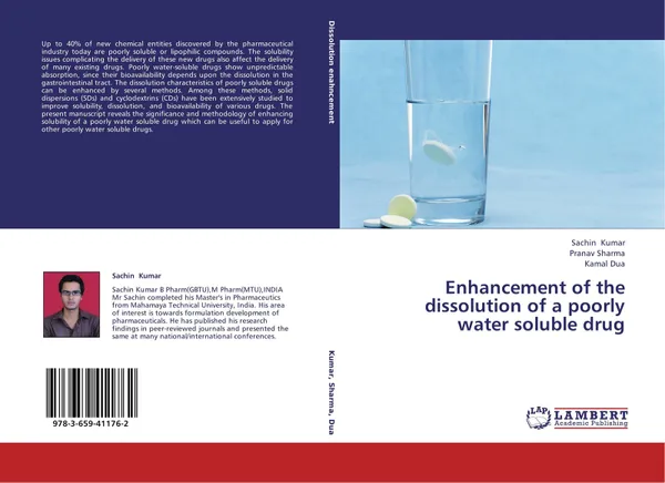 Обложка книги Enhancement of the dissolution of a poorly water soluble drug, Sachin Kumar,Pranav Sharma and Kamal Dua