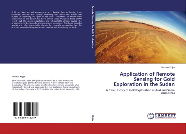 Обложка книги Application of Remote Sensing for Gold Exploration in the Sudan, Cosmas Kujjo