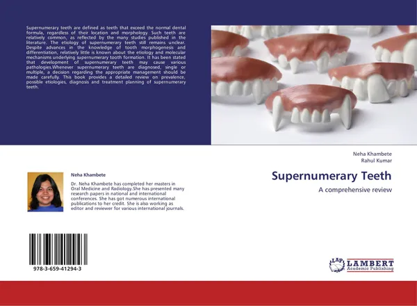 Обложка книги Supernumerary Teeth, Neha Khambete and Rahul Kumar