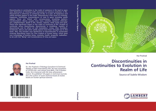 Обложка книги Discontinuities in Continuities to Evolution in Realm of Life, HAR PRASHAD