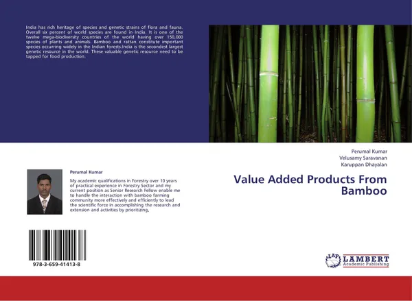 Обложка книги Value Added Products From Bamboo, Perumal Kumar,Velusamy Saravanan and Karuppan Dhayalan