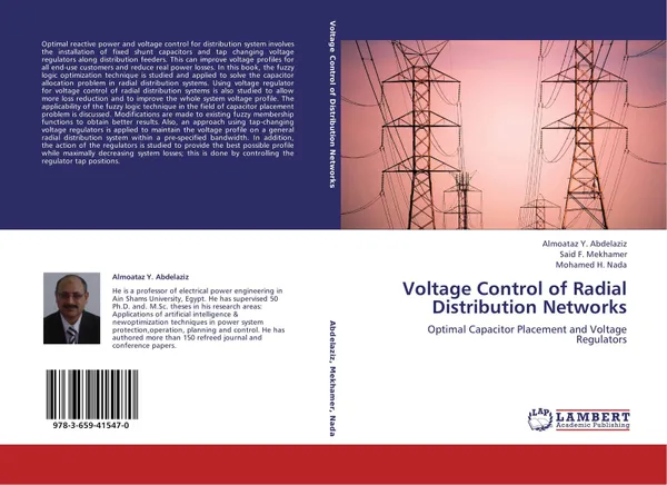 Обложка книги Voltage Control of Radial Distribution Networks, Almoataz Y. Abdelaziz,Said F. Mekhamer and Mohamed H. Nada