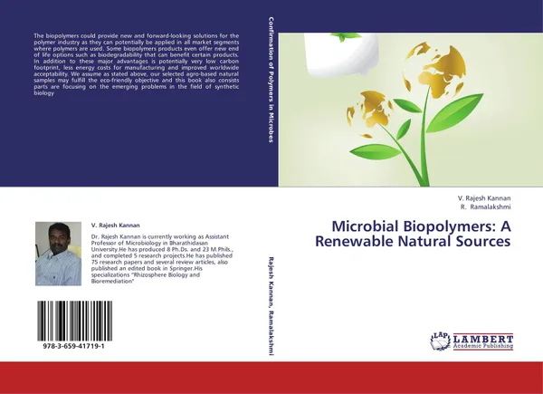 Обложка книги Microbial Biopolymers: A Renewable Natural Sources, V. Rajesh Kannan and R. Ramalakshmi