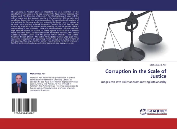 Обложка книги Corruption in the Scale of Justice, Mohammed Asif