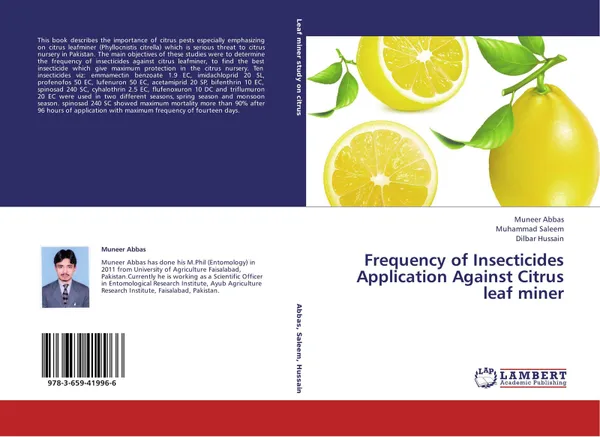 Обложка книги Frequency of Insecticides Application Against Citrus leaf miner, Muneer Abbas,Muhammad Saleem and Dilbar Hussain