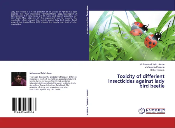 Обложка книги Toxicity of differient insecticides against lady bird beetle, Muhammad Sajid Aslam,Muhammad Saleem and Dilbar Hussain