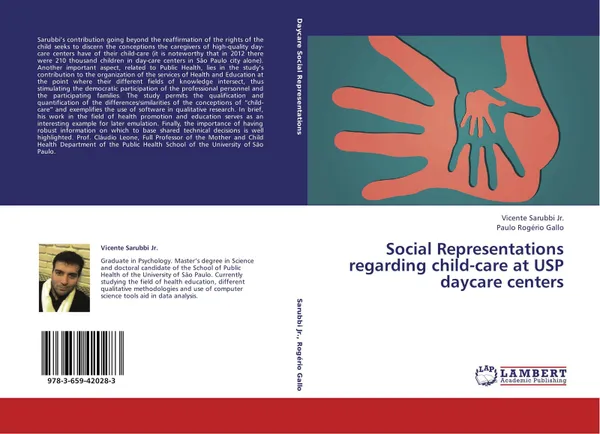 Обложка книги Social Representations regarding child-care at USP daycare centers, Vicente Sarubbi Jr. and Paulo Rogério Gallo