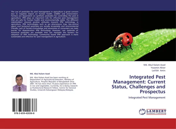 Обложка книги Integrated Pest Management: Current Status, Challenges and Prospectus, Md. Abul Kalam Azad,Yeasmin Akter and Latifah Amin