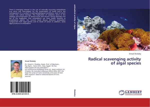 Обложка книги Radical scavenging activity of algal species, Emad Shalaby