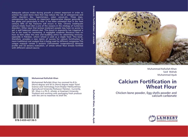 Обложка книги Calcium Fortification in Wheat Flour, Muhammad Rafiullah Khan,Said Wahab and Muhammad Ayub