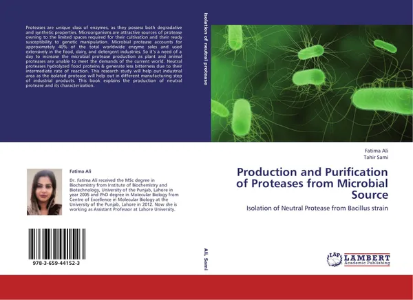 Обложка книги Production and Purification of Proteases from Microbial Source, Fatima Ali and Tahir Sami