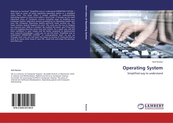 Обложка книги Operating System, ANIL KUMAR