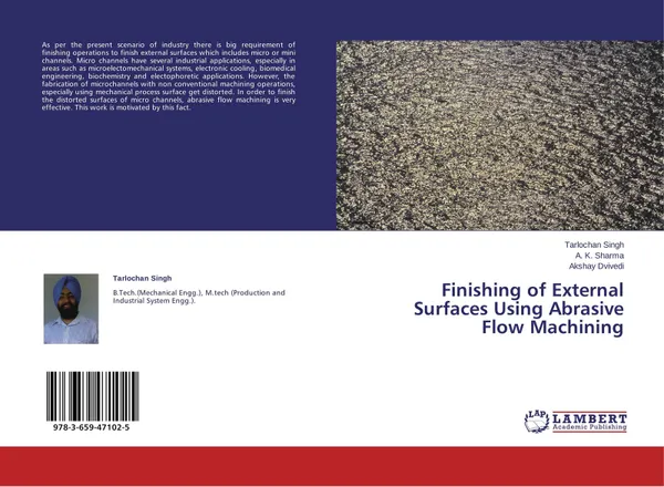 Обложка книги Finishing of External Surfaces Using Abrasive Flow Machining, Tarlochan Singh,A. K. Sharma and Akshay Dvivedi