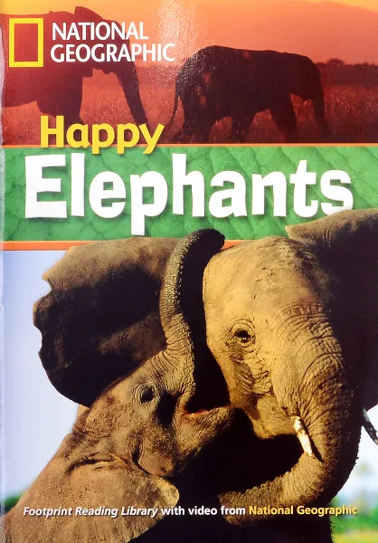 Обложка книги Happy Elephants (Footprint Reading Library 1000), Rob Waring