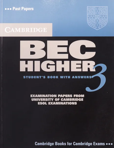 Обложка книги Cambridge BEC 3, Higher, SB with answers, Cambridge ESOL