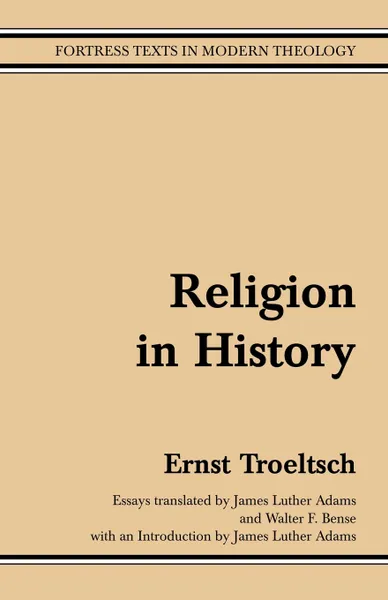 Обложка книги Religion in History, Ernst Troeltsch