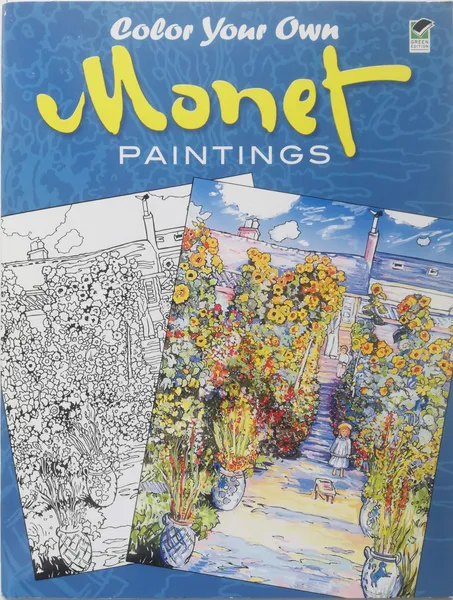 Обложка книги Color Your Own Monet Paintings, Claude Monet, Marty Noble