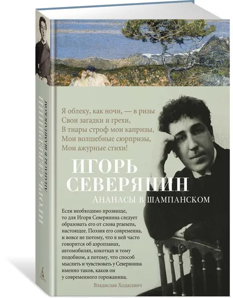 Обложка книги Ананасы в шампанском, Северянин Игорь