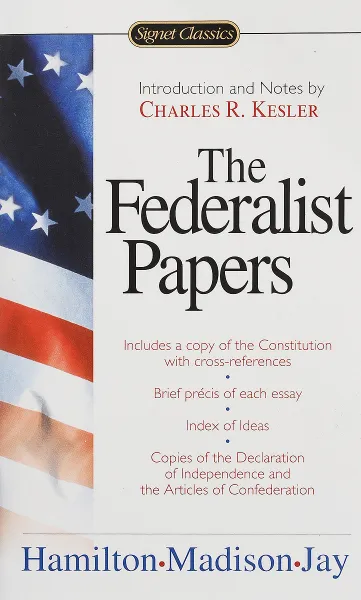 Обложка книги The Federalist Papers, Alexander Hamilton, James Madison, John Jay