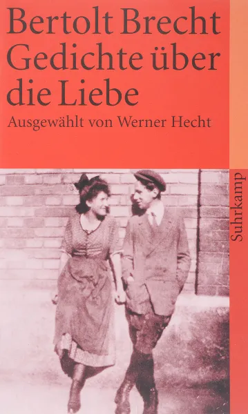 Обложка книги Gedichte über die Liebe, Bertolt Brecht, Werner Hecht