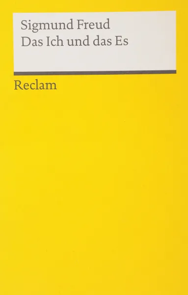 Обложка книги Das Ich und das Es, by Sigmund Freud