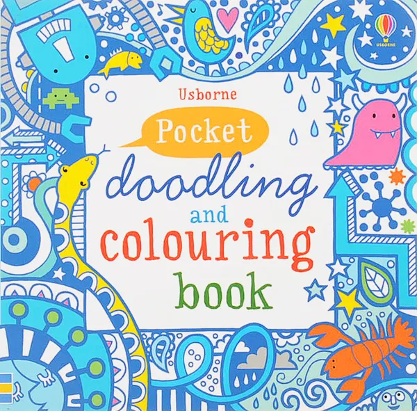 Обложка книги Pocket Doodling and Colouring Book, Fiona Watt