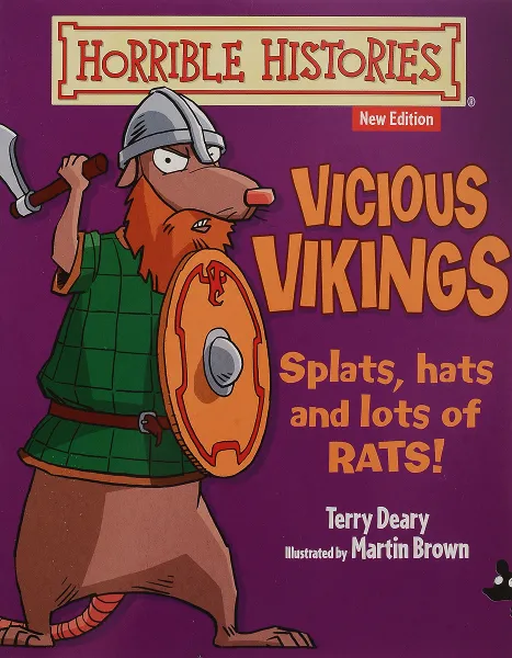 Обложка книги Vicious Vikings, Terry Deary