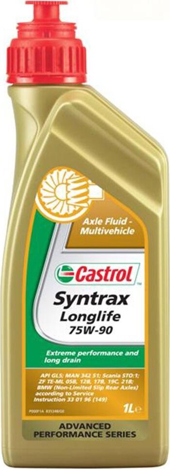 фото Масло трансмиссионное Syntrax Longlife 75W-90 1л API GL-5 синт. Castrol