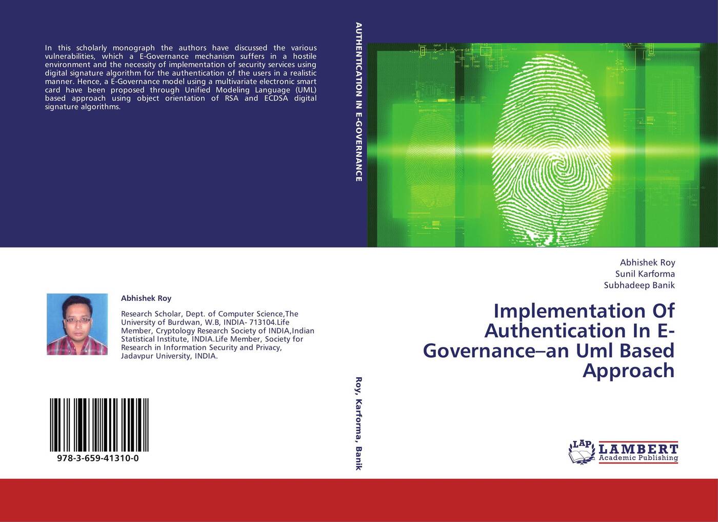 Abhishek Roy,Sunil Karforma and Subhadeep Banik Implementation Of Authentication In E-Governance-an Uml Based Approach Abhishek Roy,Sunil Karforma and Subhadeep Banik Implementation Of Authentication In E-Governance-an Uml Based Approach