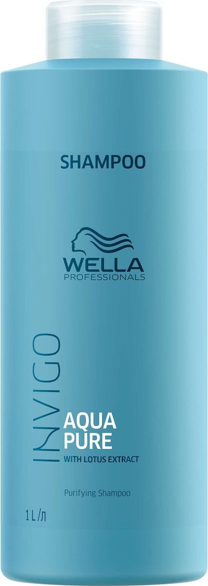 фото Wella Invigo Aqua Pure Очищающий шампунь, 1 л Wella professionals