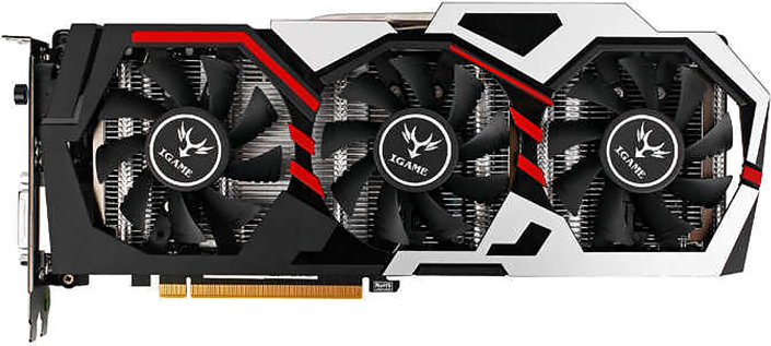 фото Видеокарта Colorful GeForce GTX 1070 iGame U-8GD5 TOP PCI-E 3.0, 8GB, GDDR5