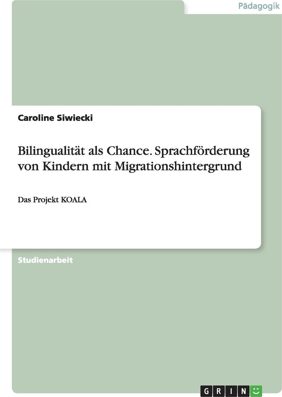 фото Bilingualitat ALS Chance. Sprachforderung Von Kindern Mit Migrationshintergrund