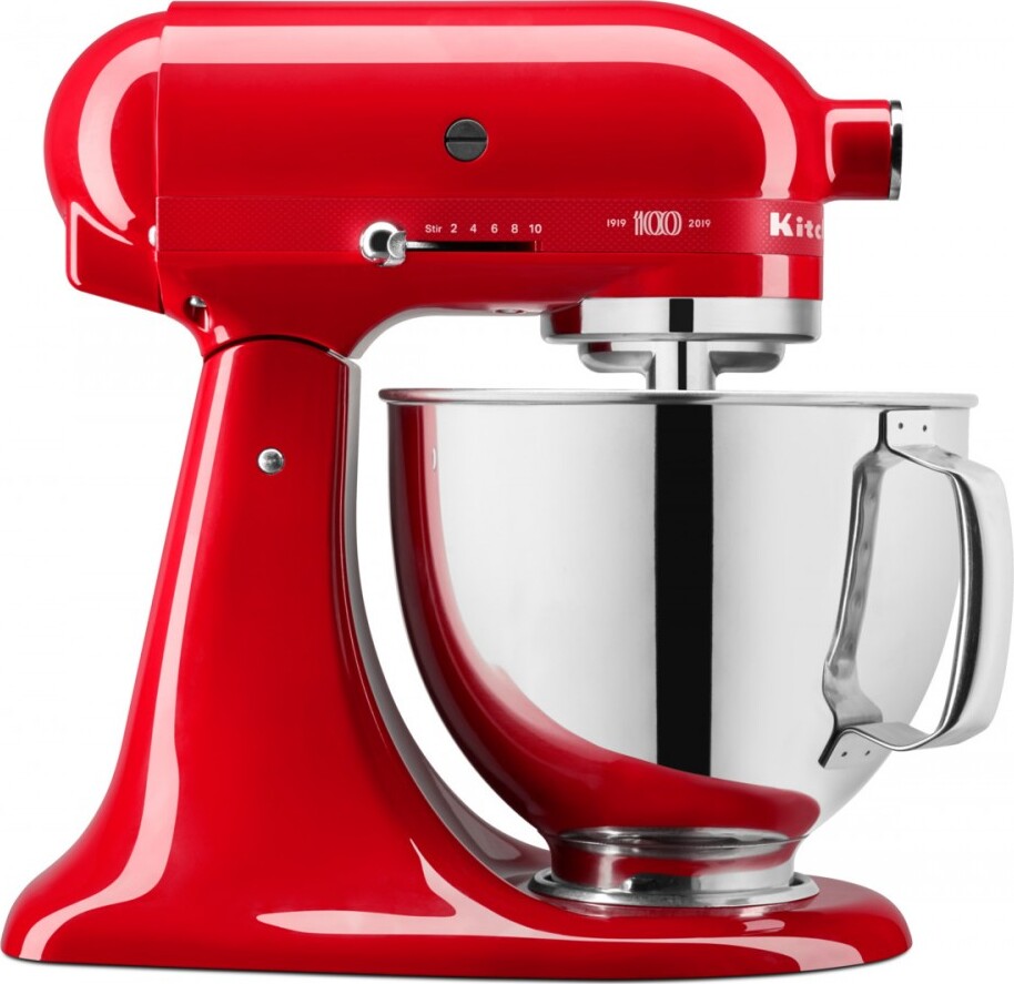 фото Планетарный Миксер KitchenAid ARTISAN юбилейная серия QUEEN OF HEARTS 4.8 л, чувственный красный, 5KSM180HESD