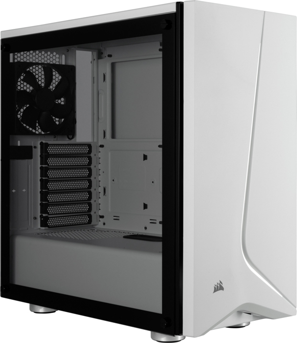 фото Компьютерный корпус Corsair Carbide SPEC-06 Tempered Glass Mid-Tower Gaming Case, White CC-9011145-WW