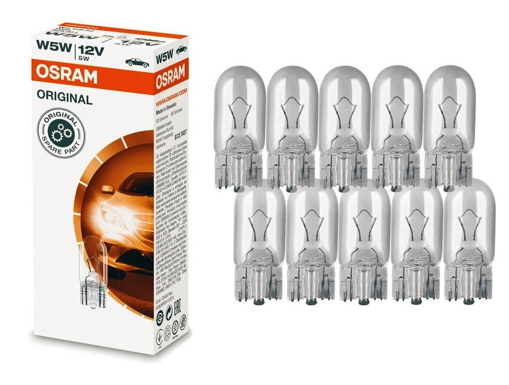 Купить лампа накаливания OSRAM W5W Original 12V 5W, 2шт., 2825-02B в  интернет-магазине ОНЛАЙН ТРЕЙД.РУ