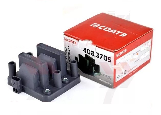 Катушка зажигания ГАЗель (дв. УМЗ 4216) ЕВРО-3 "СОАТЭ" СОАТЭ 408.3705 ...