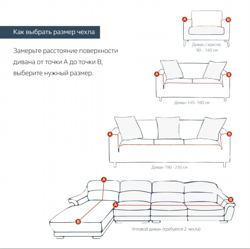 Как выбирать чехол для дивана