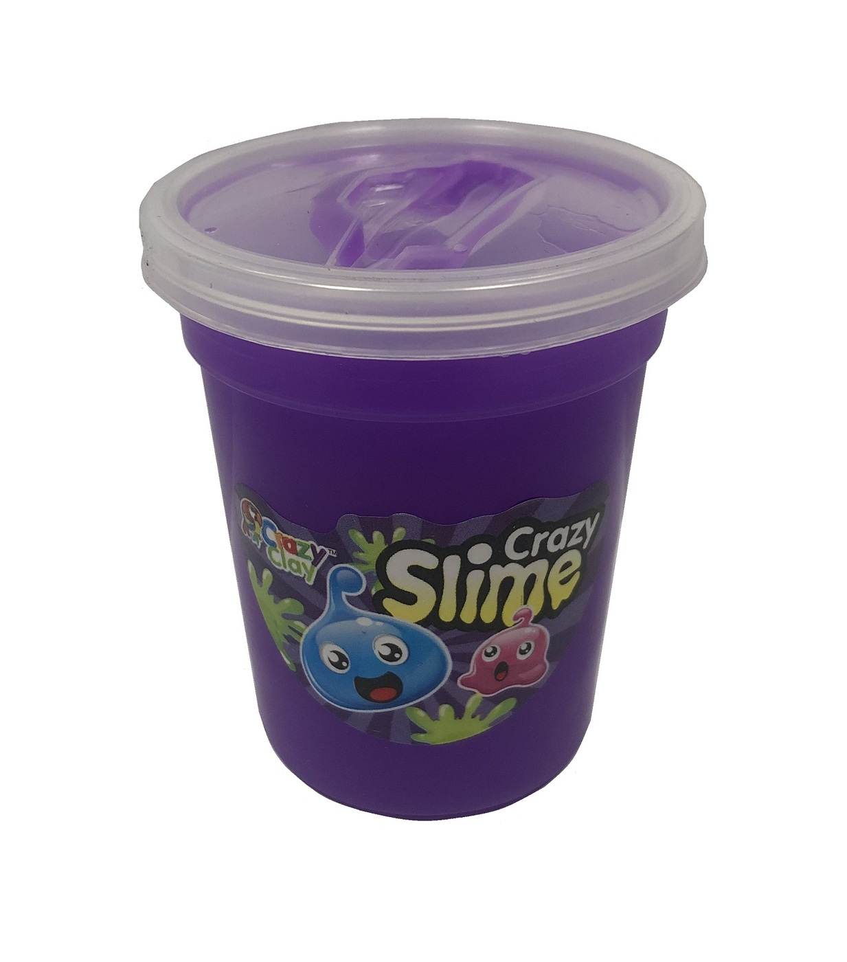 Слайм Crazy Slime, фиолетовый — купить в интернет-магазине OZON с ...