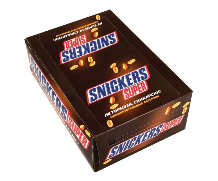 Батончик snickers super, 80 г