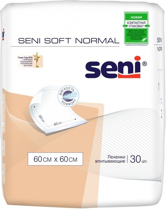 Характеристики Пеленка медицинская Seni Seni Гигиенические пеленки Seni ...