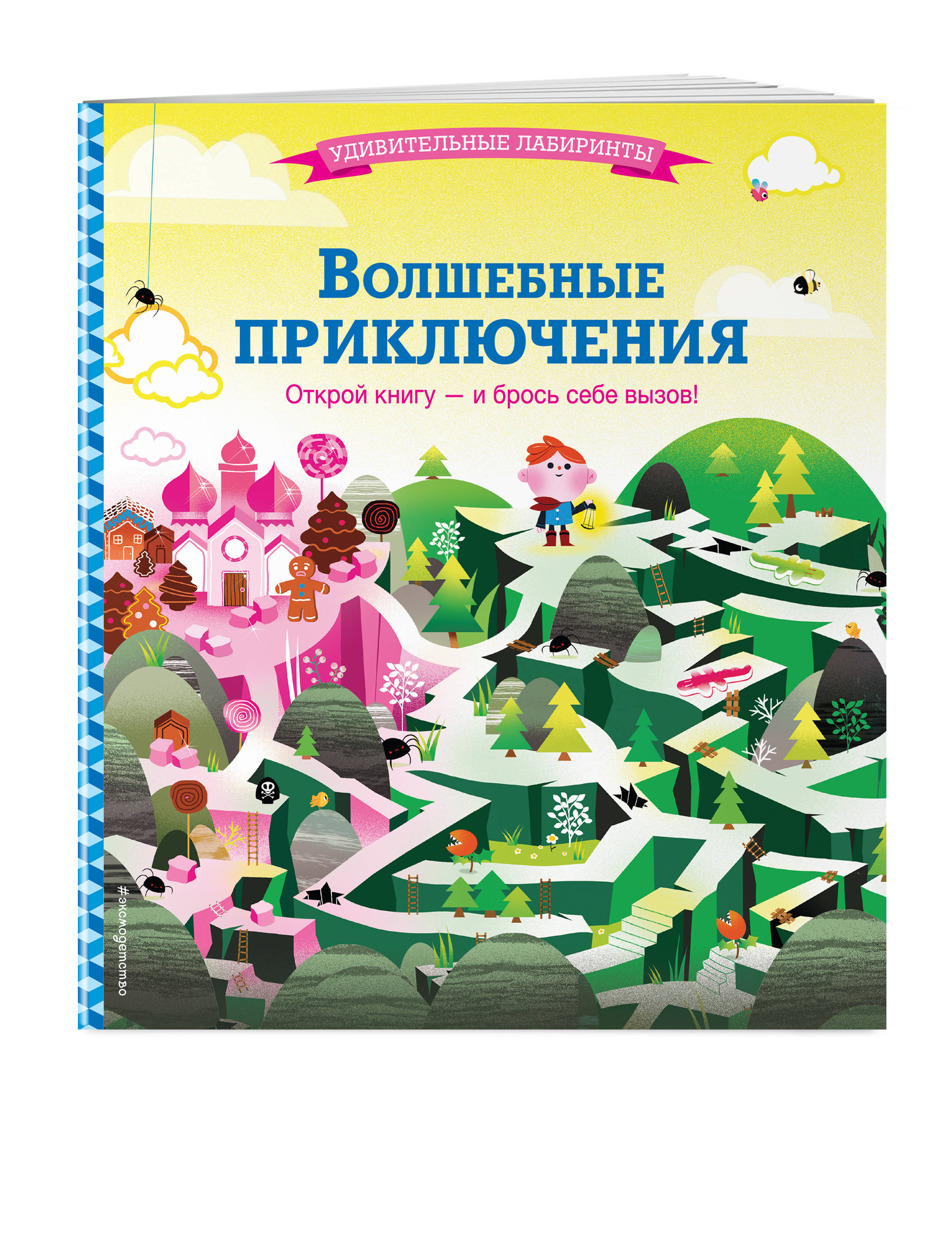 Открой приключения. Волшебные приключения Открой книгу и брось себе вызов. Волшебные приключения книга. Волшебная книга головоломок и лабиринтов для детей. Приключения в стране мышления книга.