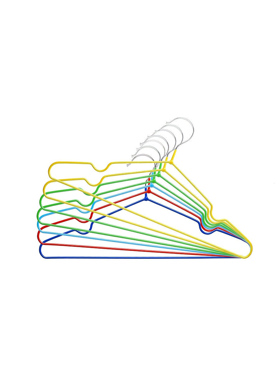 набор вешалок для одежды покрытие пвх 10 шт руспром
