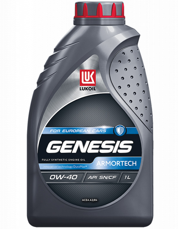 ЛУКОЙЛ(LUKOIL)GENESISARMORTECH0W-40Масломоторное,Синтетическое,1л