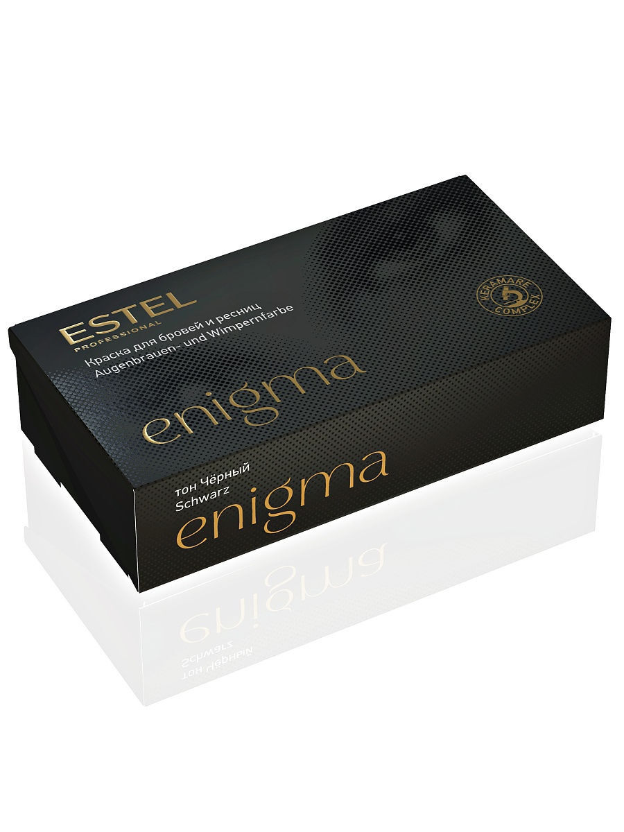 Estel Enigma Краска для бровей и ресниц Тон черный — купить в интернет ...